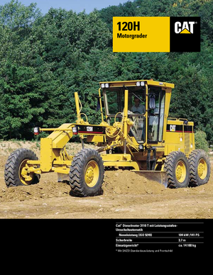 Niveleuses Caterpillar 120H