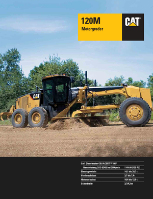 Niveleuses Caterpillar 120M2