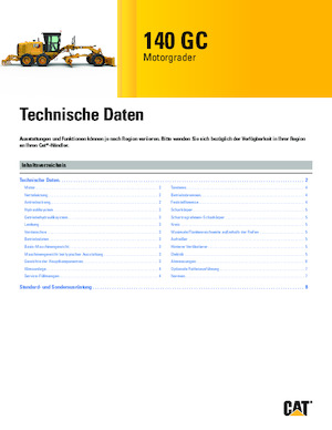 Niveleuses Caterpillar 140 GC AWD
