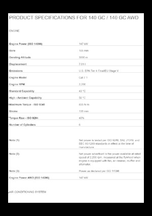 Niveleuses Caterpillar 140 GC AWD