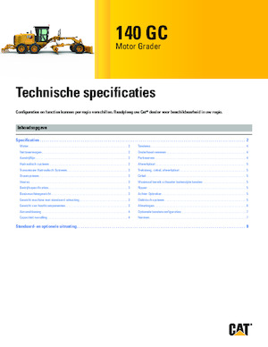 Niveleuses Caterpillar 140 GC AWD