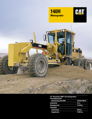 Niveleuses Caterpillar 140H