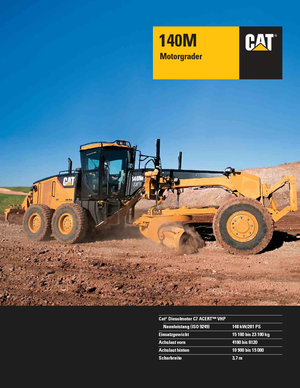 Niveleuses Caterpillar 140M