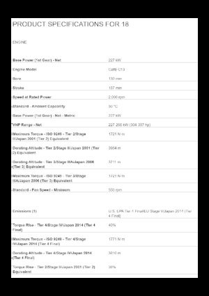 Niveleuses Caterpillar 18