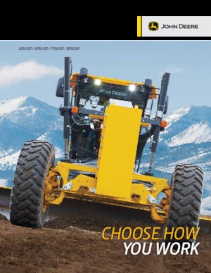 Niveleuses John Deere Construction 770GP