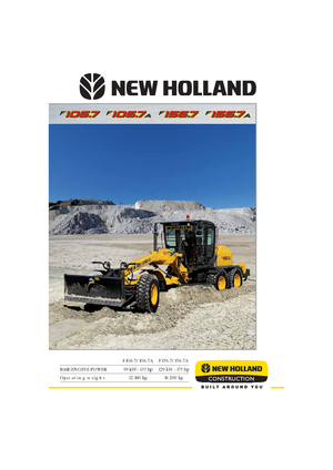 Niveleuses New Holland F 106.7