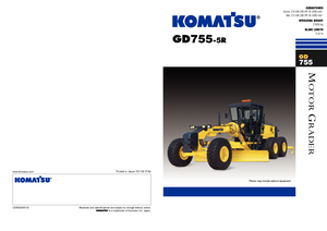 Niveleuses Komatsu GD755-5 R