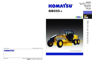 Niveleuses Komatsu GD555-5