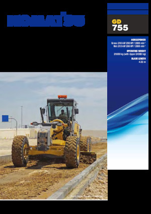 Niveleuses Komatsu GD755-5R
