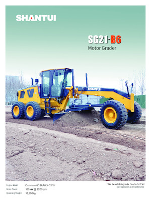 Niveleuses Shantui SG21-B6 