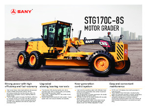 Niveleuses Sany STG170C-8S