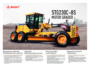 Niveleuses Sany STG230C-8S