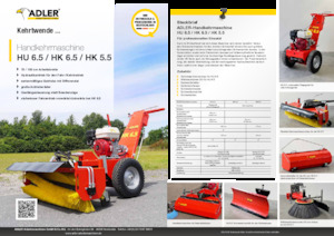 Balayeuses mécaniques manuelles Adler HK 5.5