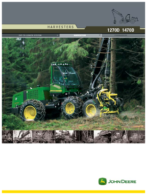 Abatteuse forestière John Deere 1470 D Eco III