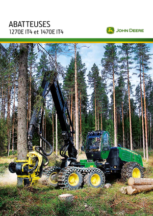 Abatteuse forestière John Deere 1470 E IT4