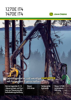 Abatteuse forestière John Deere 1470 E IT4