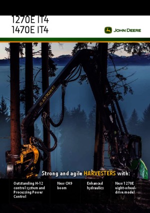 Abatteuse forestière John Deere 1270 E IT4