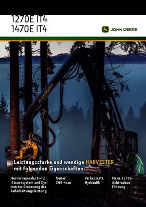 Abatteuse forestière John Deere 1270 E IT4