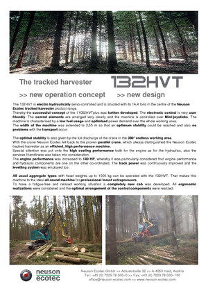 Abatteuse forestière MHT 132 HVT