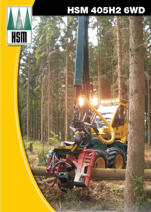 Abatteuse forestière HSM 405 H2 6WD