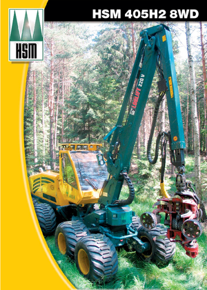 Abatteuse forestière HSM 405 H2 8WD