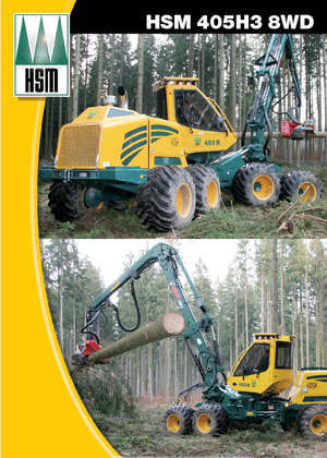 Abatteuse forestière HSM 405 H3 8WD