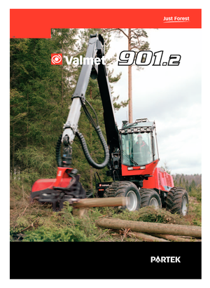 Abatteuse forestière Valmet 901.2