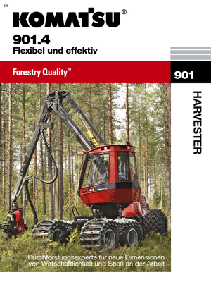 Abatteuse forestière Komatsu 901.4