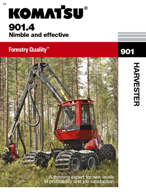 Abatteuse forestière Komatsu 901.4