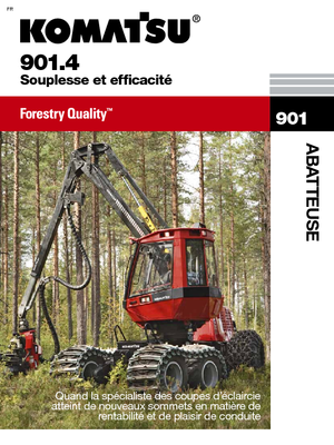 Abatteuse forestière Komatsu 901.4