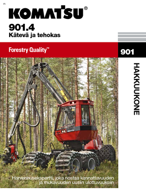 Abatteuse forestière Komatsu 901.4