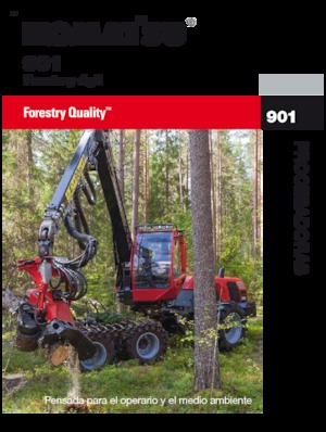 Abatteuse forestière Komatsu 901