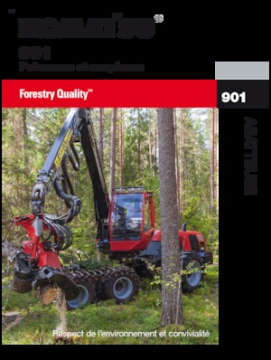 Abatteuse forestière Komatsu 901