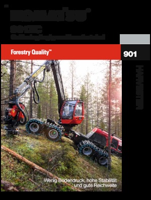 Abatteuse forestière Komatsu 901XC