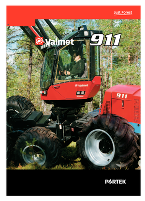Abatteuse forestière Valmet 911.1