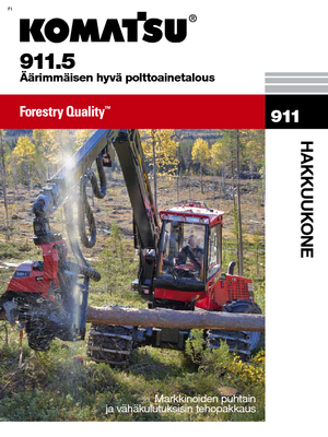 Abatteuse forestière Komatsu 911.5