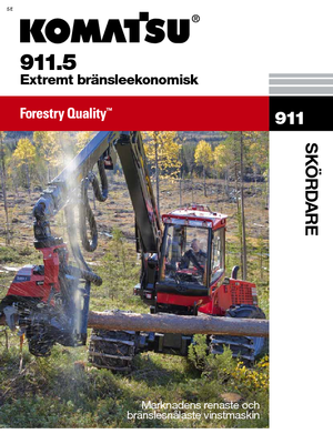 Abatteuse forestière Komatsu 911.5