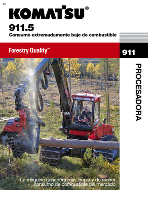 Abatteuse forestière Komatsu 911.5
