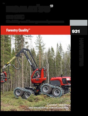 Abatteuse forestière Komatsu 931XC