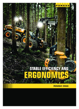Abatteuse forestière Ponsse Ergo