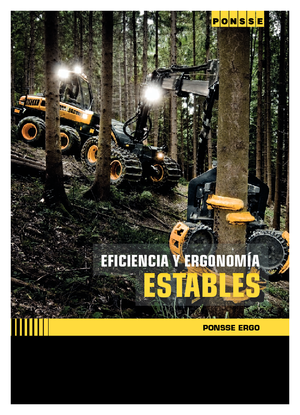Abatteuse forestière Ponsse Ergo
