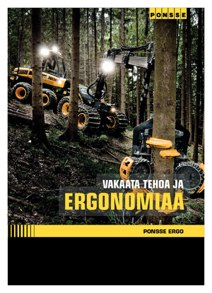 Abatteuse forestière Ponsse Ergo