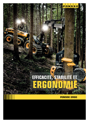 Abatteuse forestière Ponsse Ergo