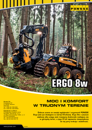 Abatteuse forestière Ponsse Ergo