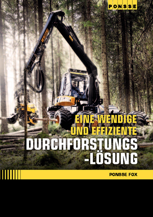 Abatteuse forestière Ponsse Fox