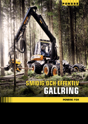 Abatteuse forestière Ponsse Fox