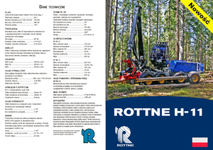 Abatteuse forestière Rottne H 11