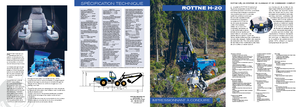 Abatteuse forestière Rottne H 20