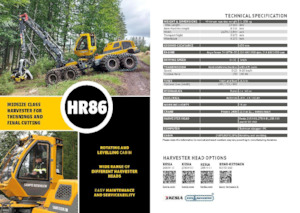 Abatteuse forestière Sampo Rosenlew HR86