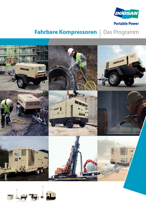 Compresseurs d'air portable - Gasoil, Electrique, Essence Doosan 12/250